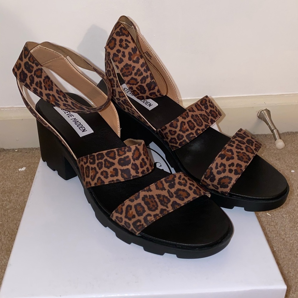Steve Madden Cheetah Print Sandals